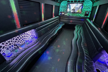Nashua Limo Bus Interior