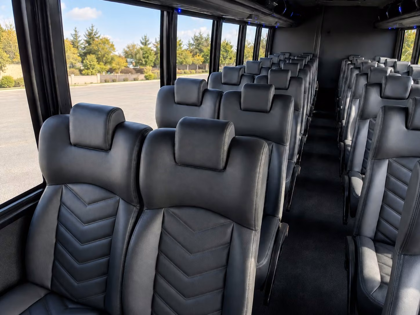 18 passenger minibus inside