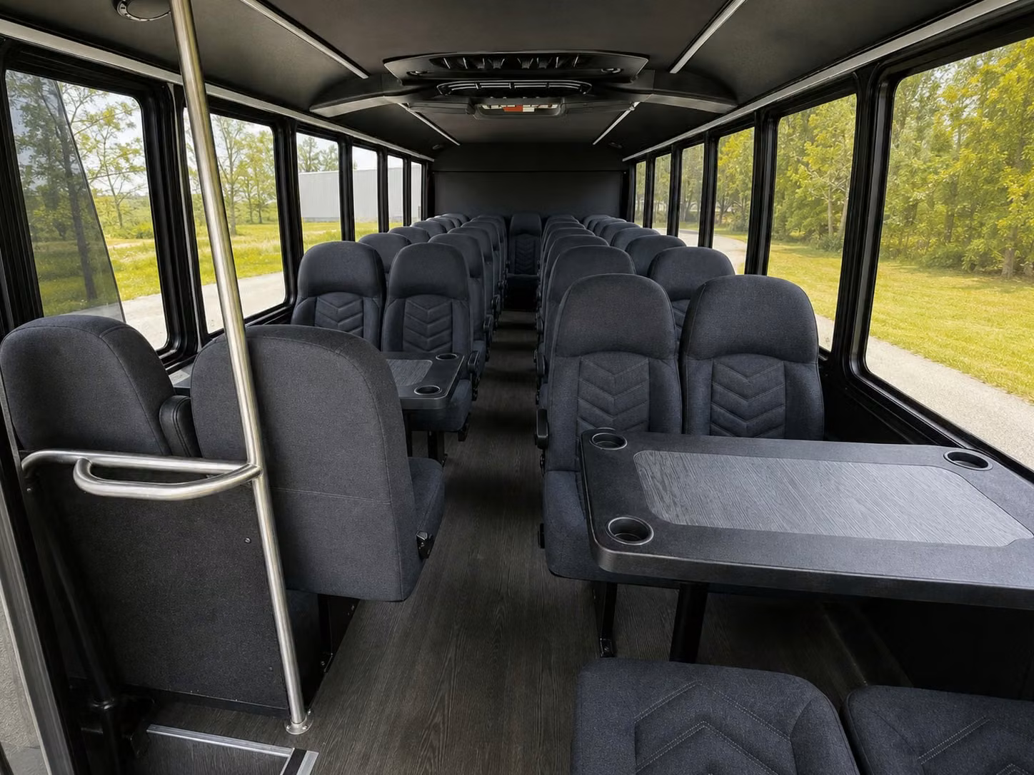 20 passenger minibus inside