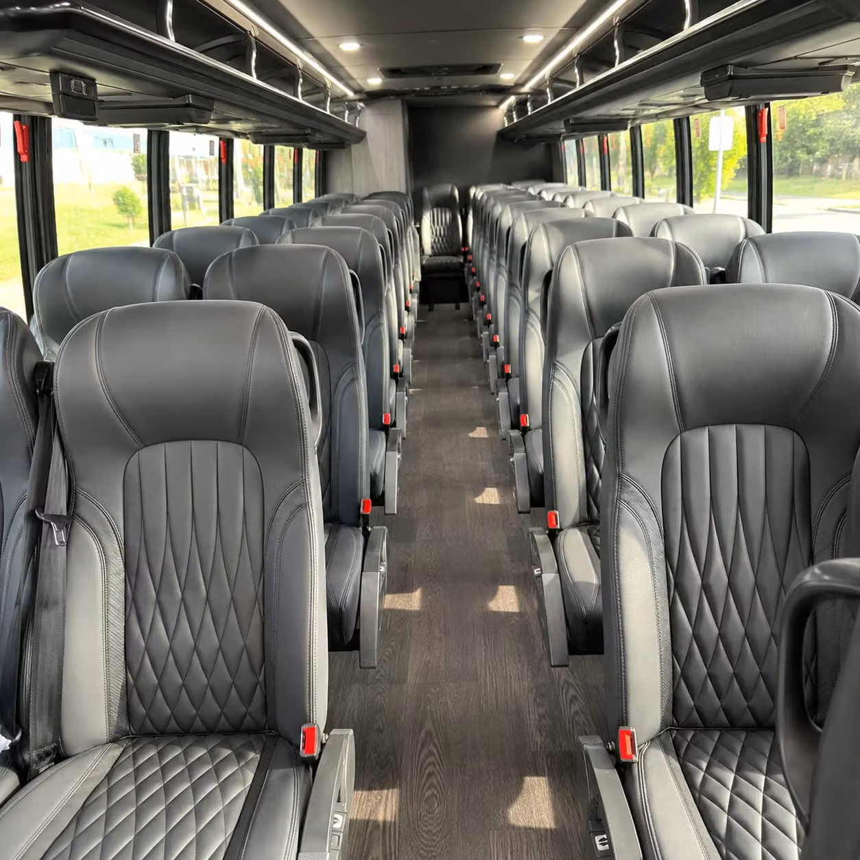 28 passenger minibus inside