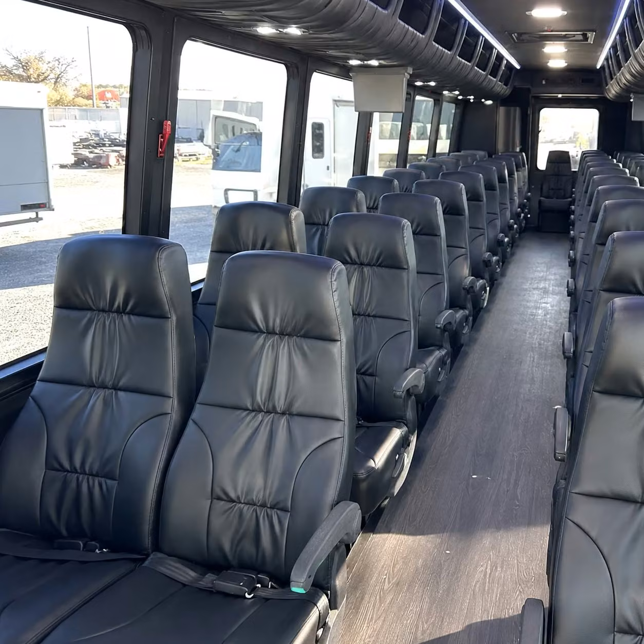35 passenger minibus inside