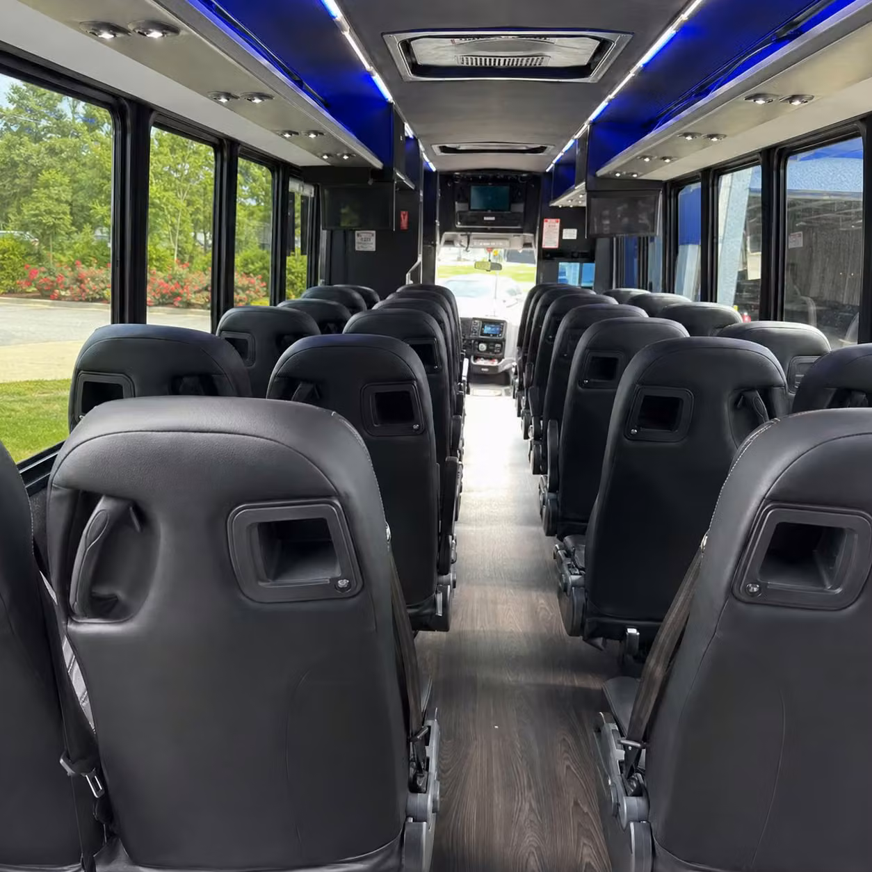 35 passenger minibus interior