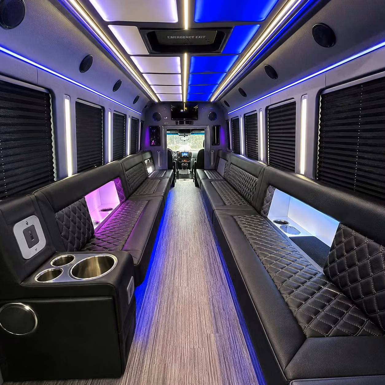 party bus interior